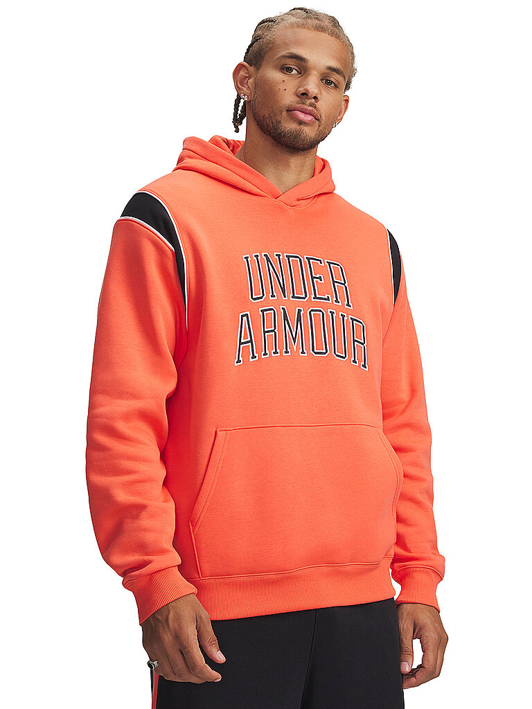 UNDER ARMOUR Herren Hoodie UA Rival Fleece rot | M